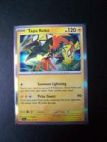 4793 Nieuwe Pokemon Kaart holo rare TAPU KOKO HP 120 065/191 beschikbaar voor biedingen