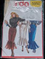 Burda 5950 Rok Patroon, Hobby en Vrije tijd, Kledingpatronen, Broek, Gebruikt, Vrouw, Burda