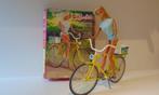 70s Era Barbie Speed Bicycle Fiets + Malibu Barbie pop, Verzenden, Gebruikt, Pop