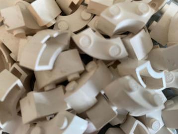 Lego partij 10 stuks stenen steen 3063 2x2 macaroni wit beschikbaar voor biedingen