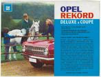 Opel Rekord folder (OP02), Ophalen of Verzenden, Zo goed als nieuw, Opel