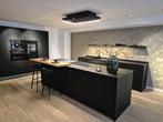 Luxe showroomkeuken Fenix matzwart, Ophalen, Zwart, Nieuw, Dubbelwandige keuken