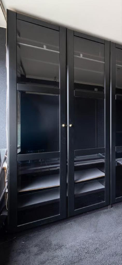 Ikea Pax kast met verlichting - Zelf demonteren, Huis en Inrichting, Kasten | Kledingkasten, Zo goed als nieuw, 200 cm of meer