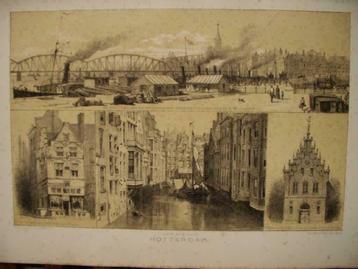 042 / Rotterdam /Oosterkade / Huis in 1000 vrezen Litho 1876 beschikbaar voor biedingen