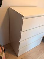 ladekast wit, Huis en Inrichting, Kasten | Ladekasten, Zo goed als nieuw, 3 of 4 laden, Minder dan 100 cm, 25 tot 50 cm