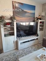 White wash eiken fineer meubelen, Ophalen, Overige kleuren, Zo goed als nieuw, Eén