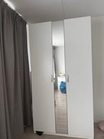 Paxkast met spiegeldeur - 125x236 cm, Overige materialen, 100 tot 150 cm, 200 cm of meer, Ophalen of Verzenden