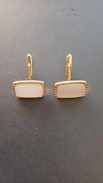 Manchetknopen vintage, Ophalen of Verzenden, Gebruikt, Overige materialen, Verguld