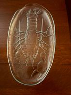 Glazen opdienschaal kreeft, Huis en Inrichting, Keuken | Servies, Ophalen of Verzenden, Glas, Overige stijlen, Glas of Glazen