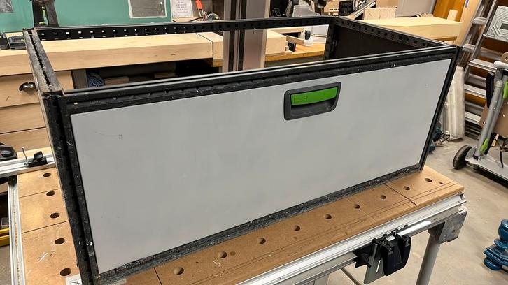 Modul System kast met klep, Doe-het-zelf en Verbouw, Gereedschapskisten, Gebruikt, Ophalen