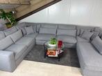 GRATIS LEVERING XXL U-bank Grijs 400x275x250 GEREINIGD, Huis en Inrichting, Banken | Bankstellen, Hoekbank, 300 cm of meer, Ophalen of Verzenden