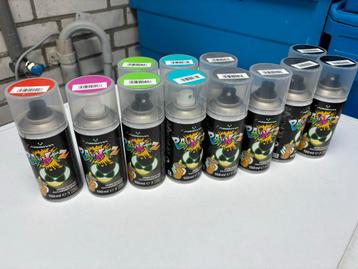 Absima Paintz Lexan Spray - 12 Spuitbussen Tamiya Kyosho HPI beschikbaar voor biedingen