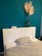 Hoofdeinde IKEA met bergruimte, Ophalen, Wit, Tweepersoons, Overige maten