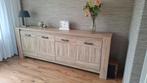 Complete meubelset: banken, dressoir, vitrinekast, tafels, Huis en Inrichting, Kasten | Dressoirs, Ophalen, Gebruikt, 25 tot 50 cm