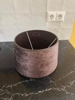 Lampenkap fluweel 28 cm, Huis en Inrichting, Rond, Nieuw, Ophalen of Verzenden, Bruin