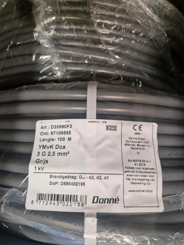 Donne ymvk vd draad lasdoos Haf Attema Niko wcd kabel Wago, Hobby en Vrije tijd, Elektronica-componenten, Nieuw, Ophalen