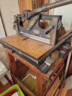 Boekbind snijmachine Fr. Neuschäfer, Antiek en Kunst, Antiek | Gereedschap en Instrumenten, Ophalen