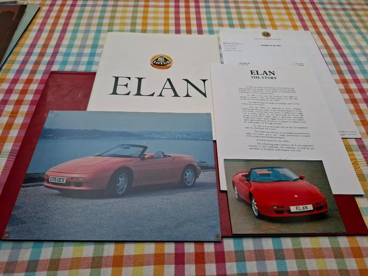 Folderset Lotus Elan M100 intro 1989, Boeken, Auto's | Folders en Tijdschriften, Zo goed als nieuw, Overige merken, Verzenden