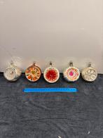 Oude glazen kerstballen. Deukballen te koop per stuk, Ophalen of Verzenden, Zo goed als nieuw