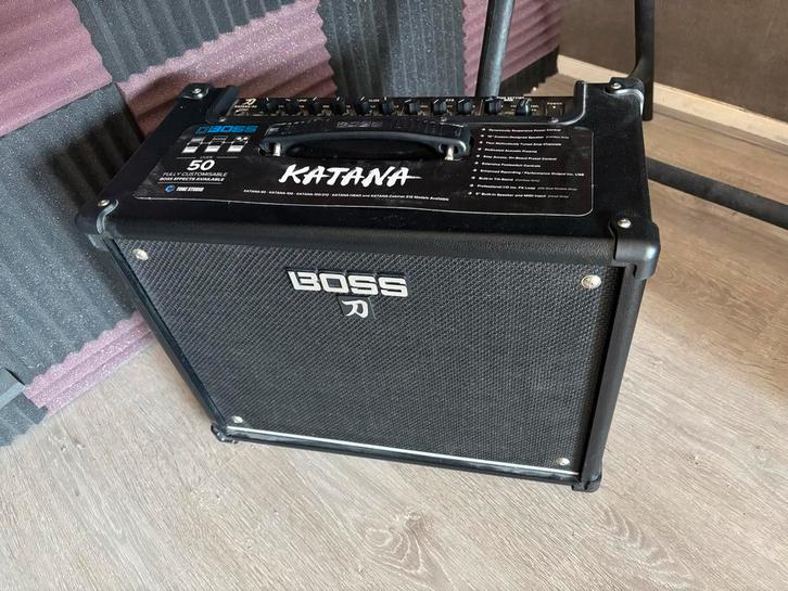 BOSS Katana 50 Gitaarversterker, Muziek en Instrumenten, Versterkers | Bas en Gitaar, Gebruikt, Gitaar, 50 tot 100 watt, Ophalen of Verzenden