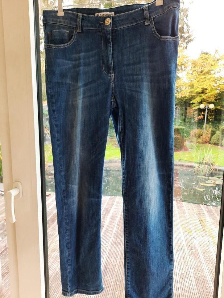 Charmante broek ELISA CAVALETTI - 44, Kleding | Dames, Broeken en Pantalons, Zo goed als nieuw, Maat 42/44 (L), Blauw, Lang, Ophalen of Verzenden