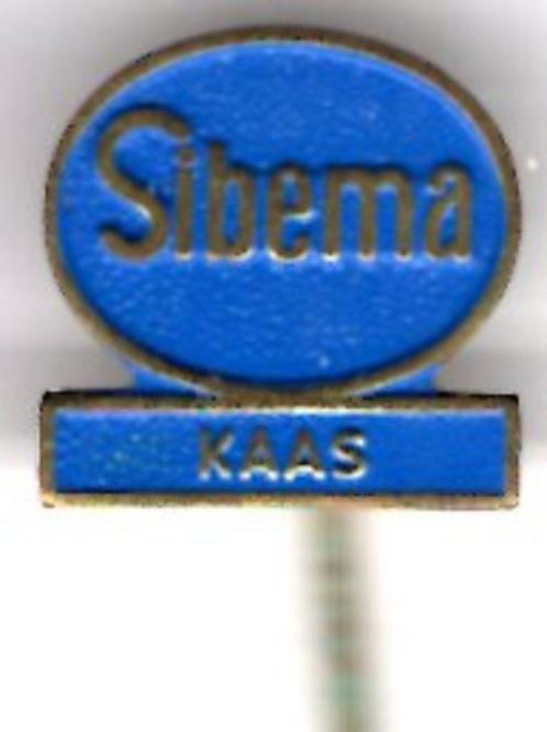 Sibema kaas blauw op koper speldje ( K_150 ), Verzamelen, Speldjes, Pins en Buttons, Nieuw, Speldje of Pin, Merk, Verzenden