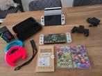 Nintendo Switch OLED Wit (Compleet Pakket), Spelcomputers en Games, Spelcomputers | Nintendo Switch, Ophalen of Verzenden, Zo goed als nieuw