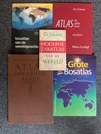 Atlas Collectie - 5 Stuks, Gelezen, Bosatlas, Ophalen of Verzenden, 1800 tot 2000