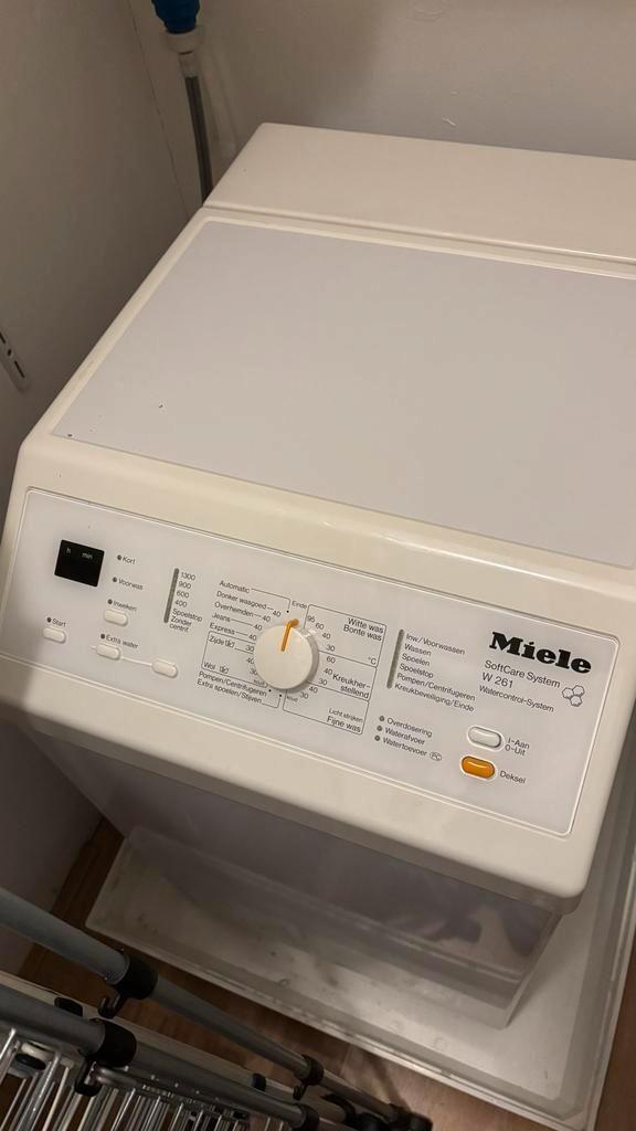 Miele W261Wasmachine - Bovenlader, Witgoed en Apparatuur, Wasmachines, Gebruikt, Bovenlader, 4 tot 6 kg, 85 tot 90 cm, 1200 tot 1600 toeren
