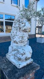 Vintage Stenen Leeuw Tuinbeeld, Ophalen, Gebruikt, Steen, Dierenbeeld