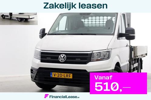Volkswagen Crafter 50 2.0 TDI 177pk E6 Open Laadbak + HIAB K, Auto's, Bestelauto's, Bedrijf, Lease, Financial lease, ABS, Airbags