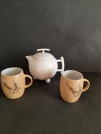 Grote drink bekers met oor 8 stuks, Keramiek, Nieuw, Ophalen of Verzenden, N.v.t