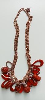 Rode Kralen Ketting - 30cm - Stijlvol & Veelzijdig, Ophalen of Verzenden, Zo goed als nieuw, Rood, Overige materialen