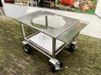 barbecue tafel RVS Big Green Egg, Tuin en Terras, Houtskoolbarbecues, Ophalen, Nieuw, Overige
