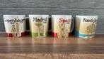 Starbucks espresso kopjes (4), Ophalen of Verzenden, Zo goed als nieuw, Overige stijlen, Kop(pen) en/of Schotel(s)