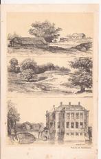Delen, Zijpenberg en Middachten. Schipperus.1887.Litho 3 afb, Antiek en Kunst, Ophalen of Verzenden