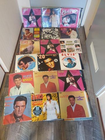 Grote verzameling ELVIS 160 platen 12 inch en 81 singles 7  beschikbaar voor biedingen