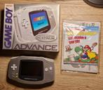 Gameboy advance platinum compleet krasvrij scherm zeer mooi, Ophalen of Verzenden, Zo goed als nieuw, Game Boy Advance, Met beschermhoes of tas