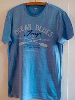 Blauw heren T-shirt maat S, Hema, Blauw, Ophalen of Verzenden, Gedragen