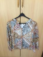 Te koop blouse met print, Kleding | Dames, Blouses en Tunieken, Ophalen of Verzenden, Zo goed als nieuw, Maat 38/40 (M)