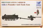 ROWASP | Bronco Models 1/35 British Carrier with 6 Pdr Gun, Overige merken, Tank, Nieuw, Ophalen of Verzenden
