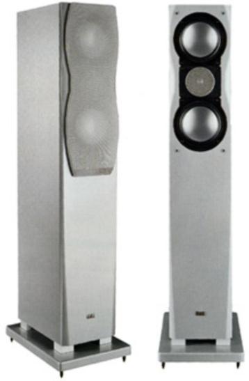 Elac fs-127 vloerstaande luidsprekers, izgst, zilver. beschikbaar voor biedingen