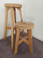 Houten krukken Ikea, Huis en Inrichting, Ophalen, Gebruikt, Hout