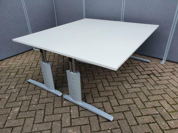 80x Vepa bureau met nieuw blad naar keuze ( div maten ), Huis en Inrichting, Bureaus, Zo goed als nieuw, Bureau, In hoogte verstelbaar