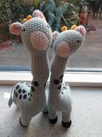 Gehaakte giraffe of giraf van Hema met oranje horentjes, Kinderen en Baby's, Speelgoed | Knuffels en Pluche, Ophalen of Verzenden
