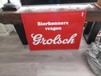 Mooie grote reclame van Grolsch 60x 80cm, Nieuw, Reclamebord, Ophalen