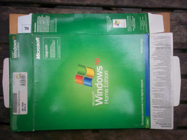 doos van xp home nl upgrade, Computers en Software, Besturingssoftware, Gebruikt, Ophalen of Verzenden