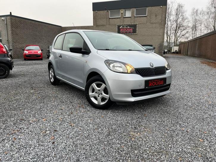 Skoda Citigo 1.0 T 44KW 2012 Grijs AIRCO, Auto's, Skoda, Bedrijf, Te koop, Citigo, ABS, Centrale vergrendeling, Electronic Stability Program (ESP)