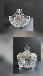 Set van bonbonniere en suikerpot - jampot - koekjes schaaltj, Ophalen of Verzenden, Kom(men), Overige stijlen, Glas