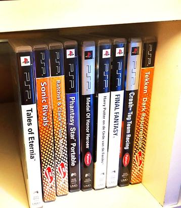 PSP Spellen in Nette Staat beschikbaar voor biedingen